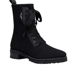 kate spade new york Women's Merigue Knit Combat Boots - 7.5